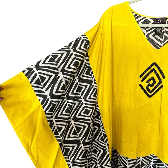 NEW EWSY Studio EY Plus Size Matching 2 Piece Set Kaftan Top & Pants Sz X1 - Picture 2 of 8